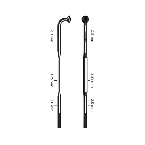 ZIPP CX-Sprint Black J-Bend TCS Spokes Sapim CX-Sprint Black 3pcs