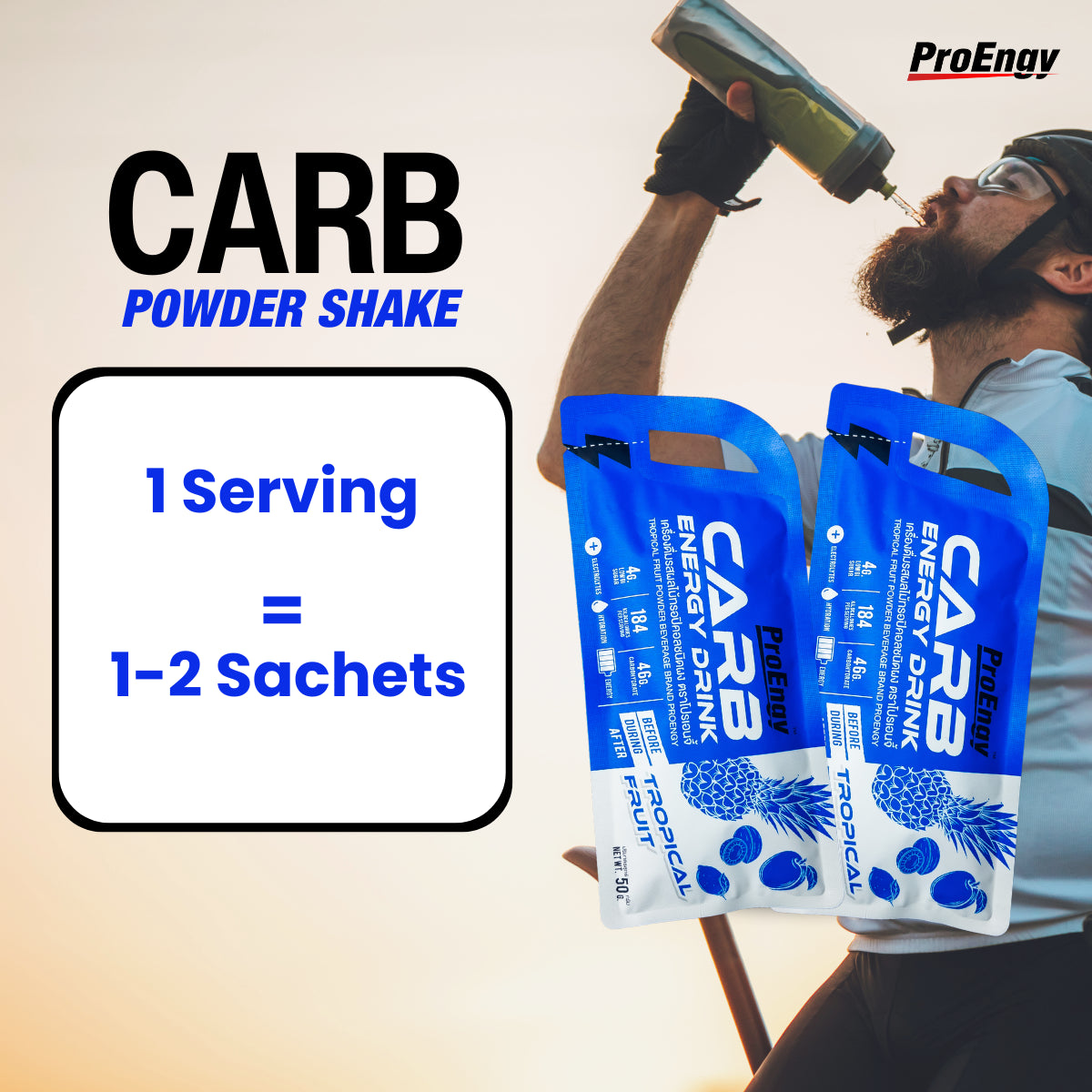 Proengy Carb Powder Shake Electrolyte