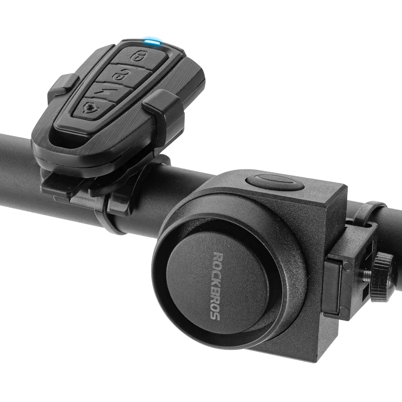 ROCKBROS 115dB Bike Alarm Vibration Motion Sensor Waterproof Alarm