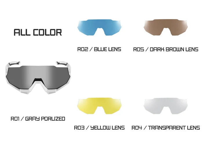 ROCKBROS Polarised Sports Sunglasses with 5 Lens