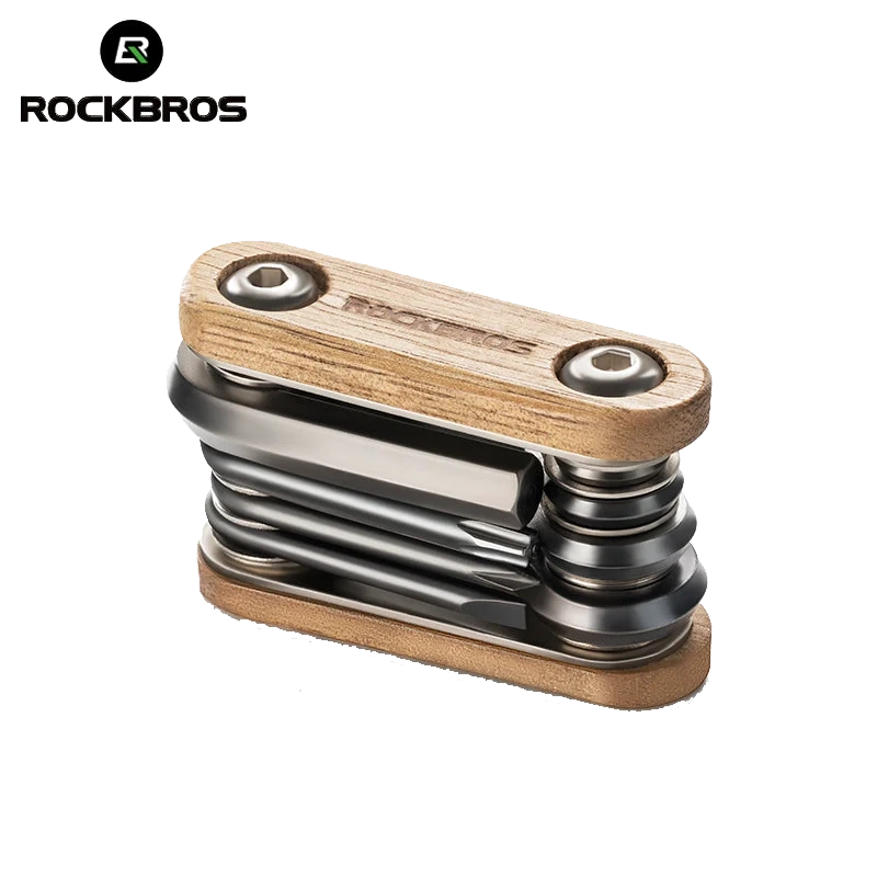 ROCKBROS 8-in-1 Multifunctional Portable Wooden Tool