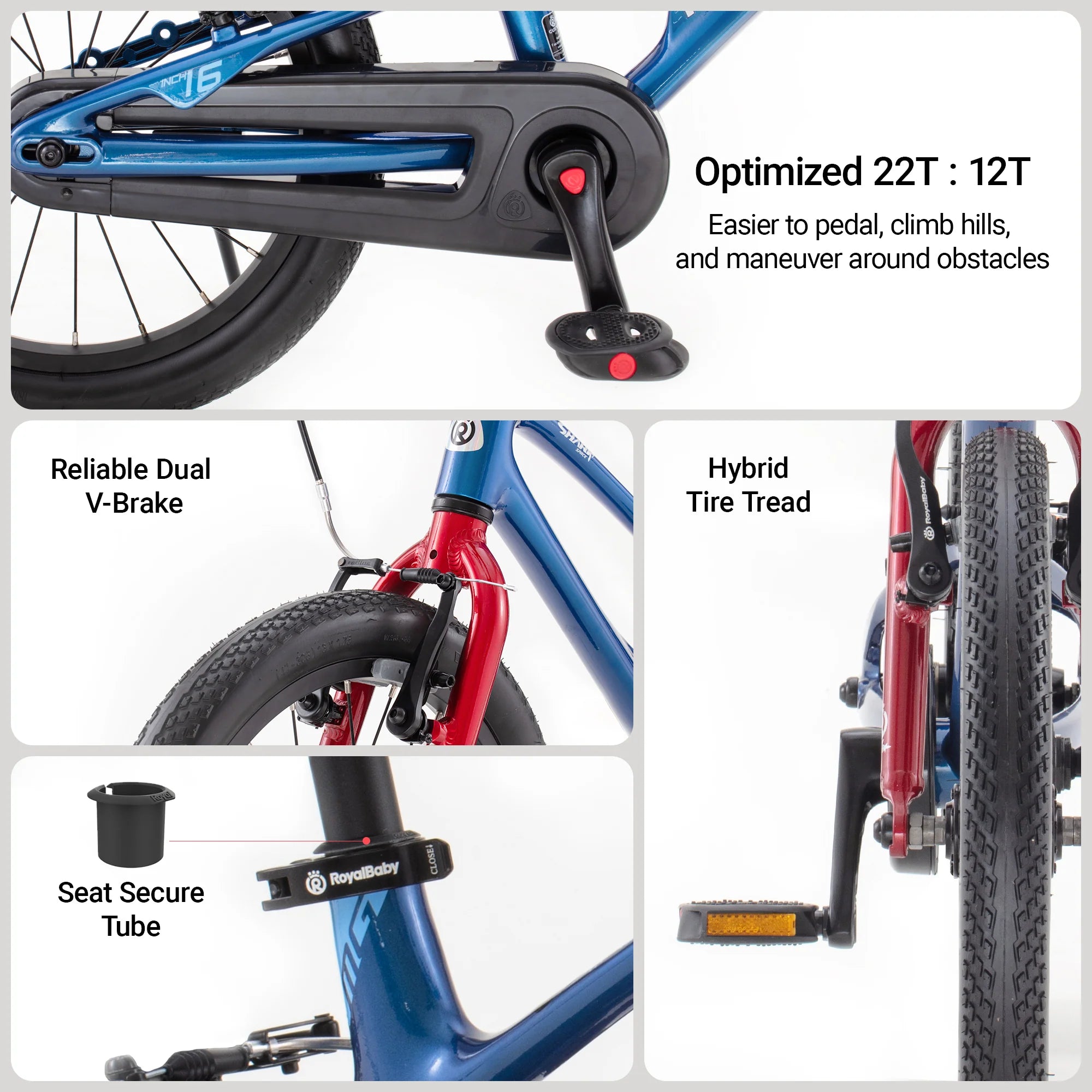 RoyalBaby EZ Space Shark 16"