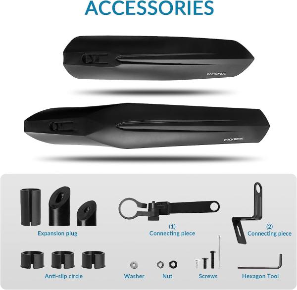 ROCKBROS Bicycle Mudguard Set 24-28 Inch