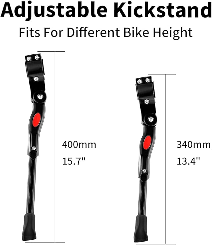 ROCKBROS Adjustable Aluminum Side Kickstand for 22" 24" 26" 28"