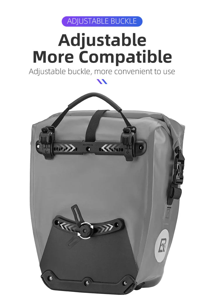 ROCKBROS Deluxe Large Capacity Bicycle Saddlebag in Various Colours