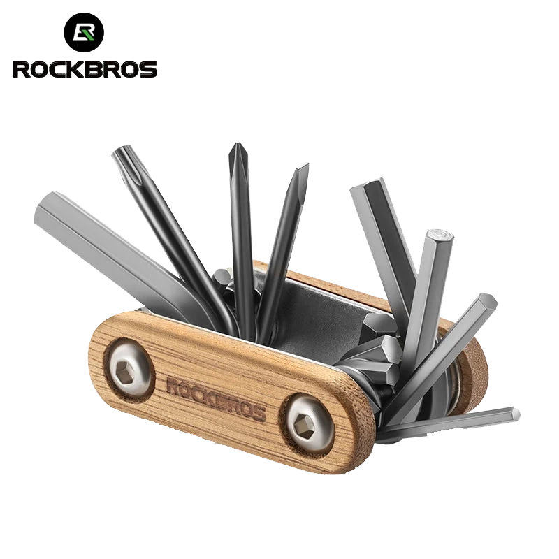 ROCKBROS 8-in-1 Multifunctional Portable Wooden Tool