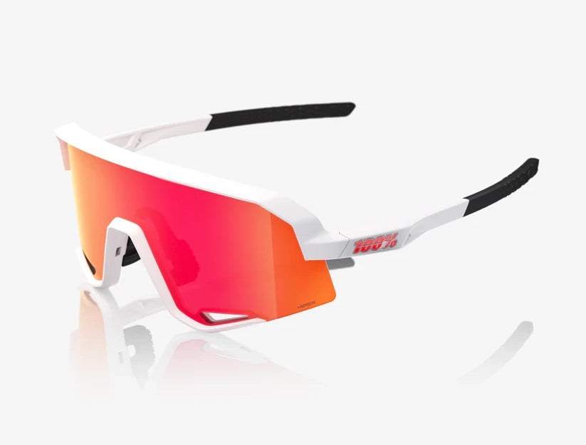 #color_Matte White HiPER Red Multilayer Mirror Lens