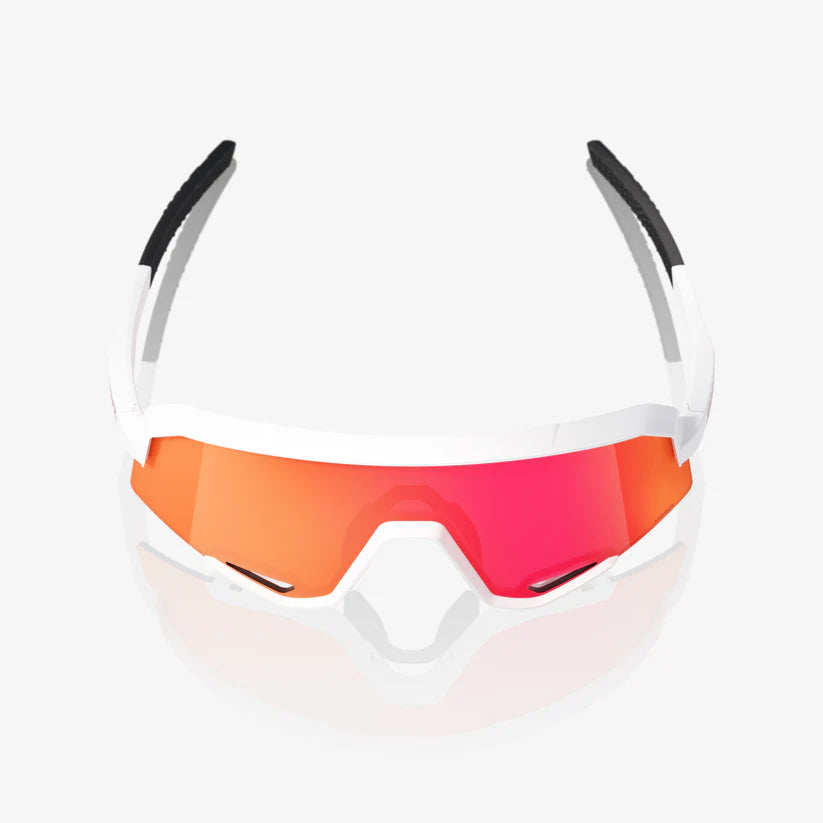 #color_Matte White HiPER Red Multilayer Mirror Lens