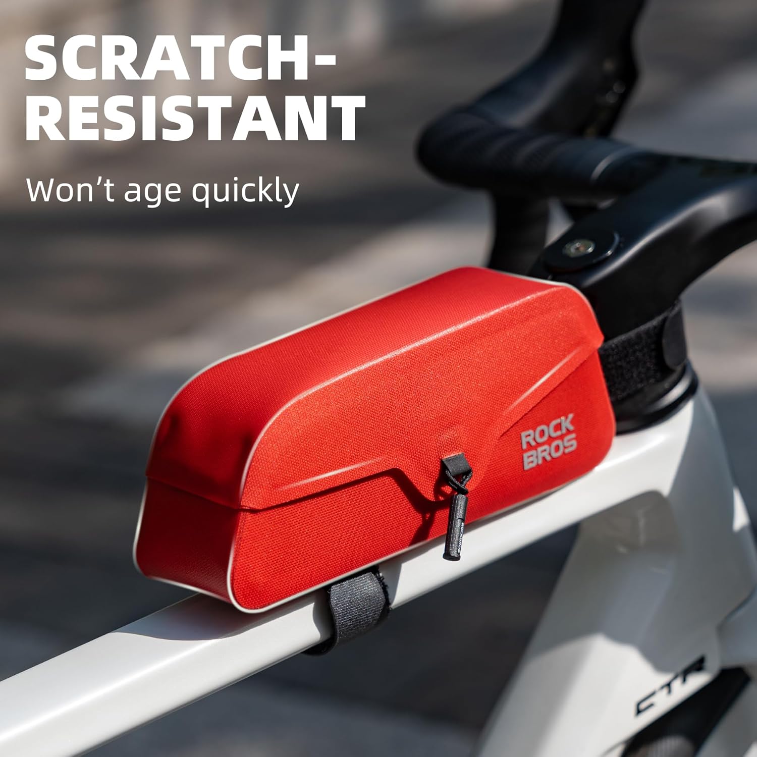 ROCKBROS Bike Frame Bag with Magnetic Flap Top Tube