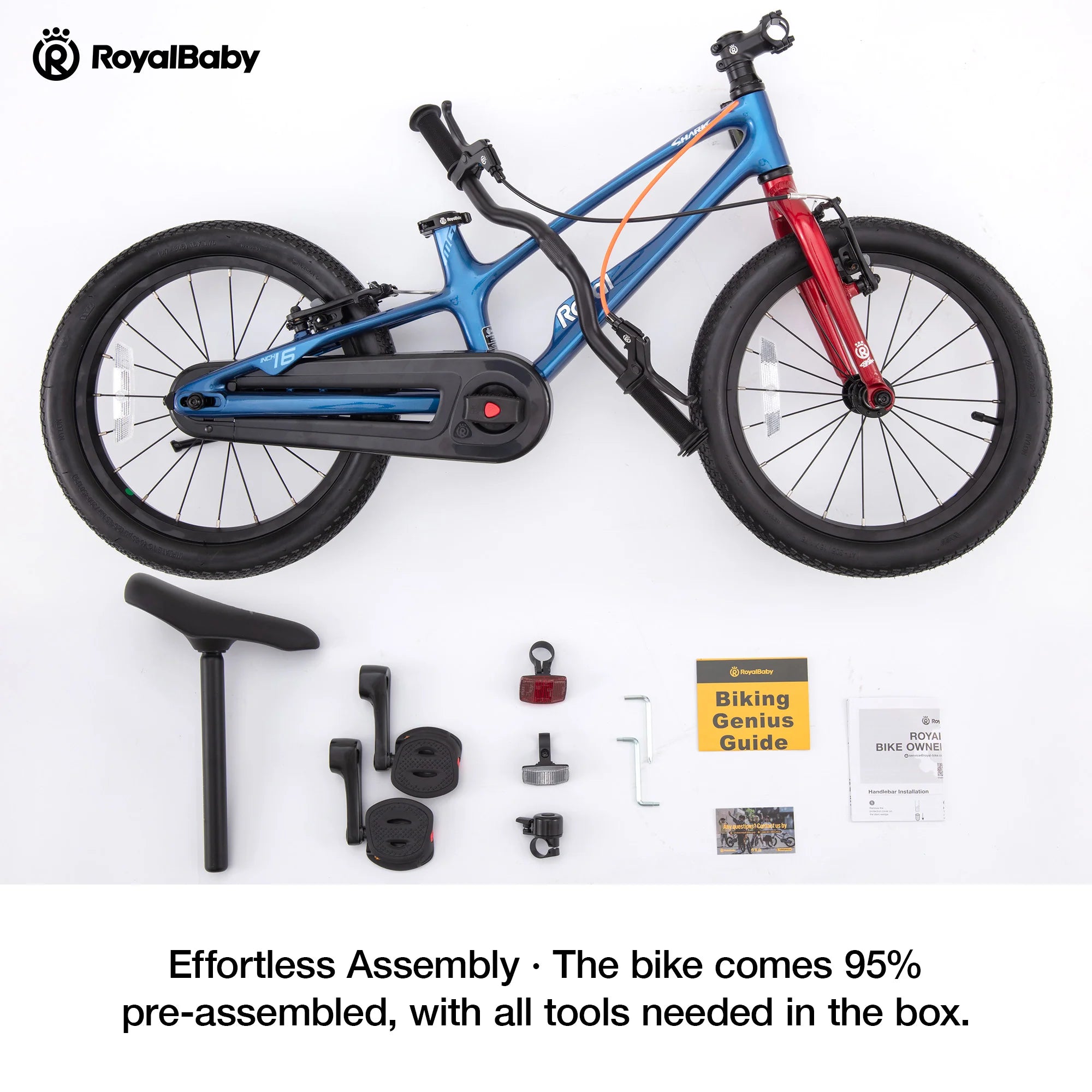 RoyalBaby EZ Space Shark 16"