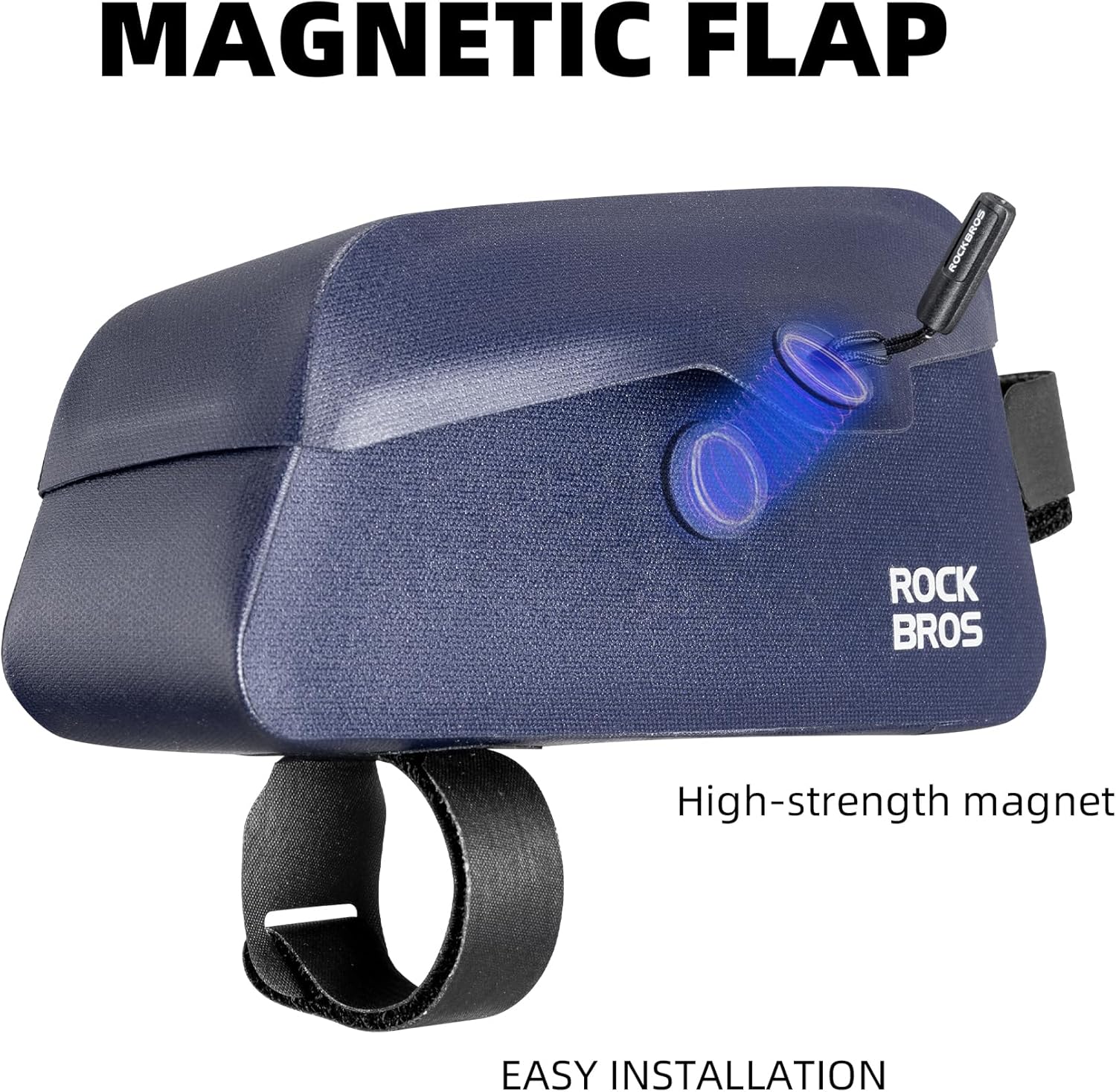 ROCKBROS Bike Frame Bag with Magnetic Flap Top Tube