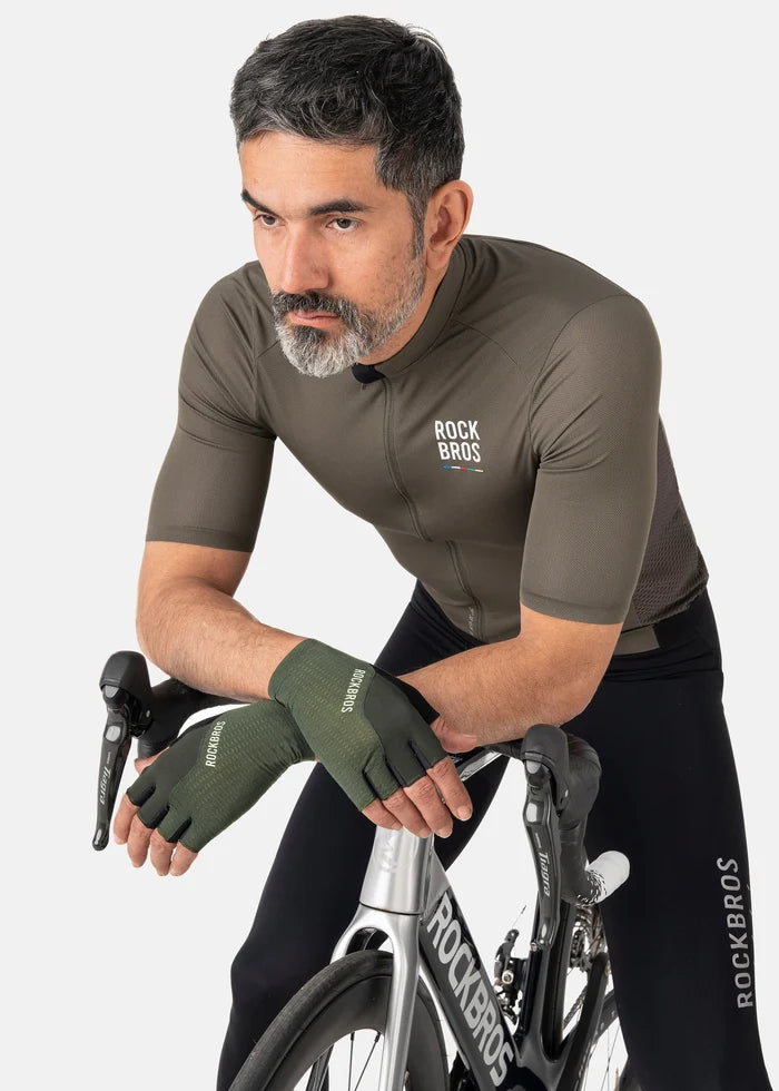 ROCKBROS Road-to-Sky Cycling Fingerless Gloves