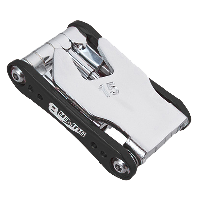SUPER B TB-FD55 15 IN 1 FOLDING TOOL #BLACK