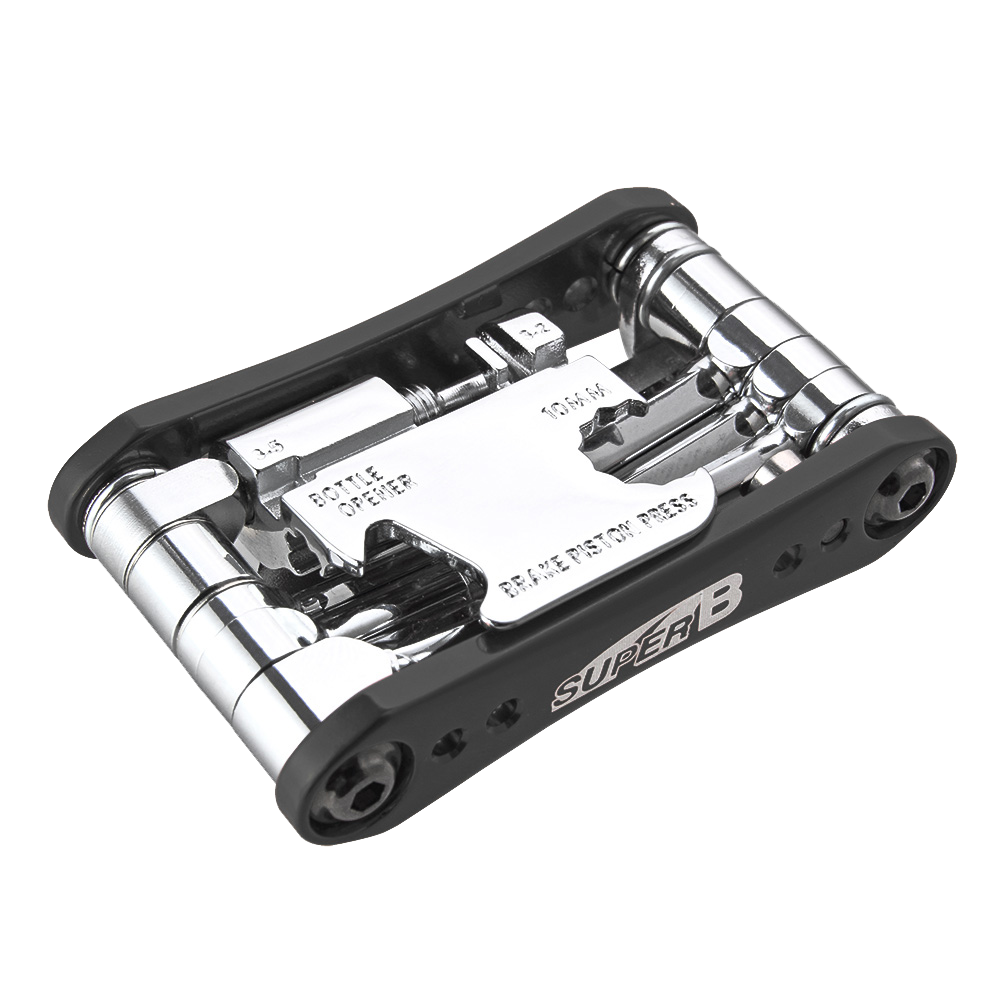 SUPER B TB-FD55 15 IN 1 FOLDING TOOL #BLACK