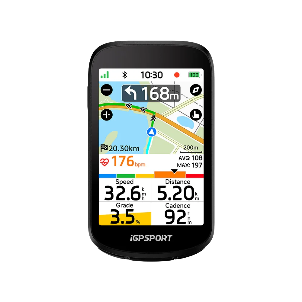 iGPSPORT BSC500 Advanced Bike Computer with Large Display
