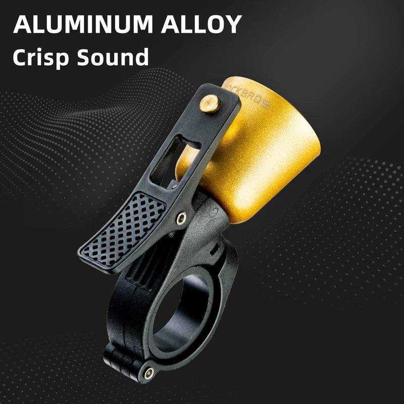 ROCKBROS Classic Brass Bike Bell Loud Easy Install