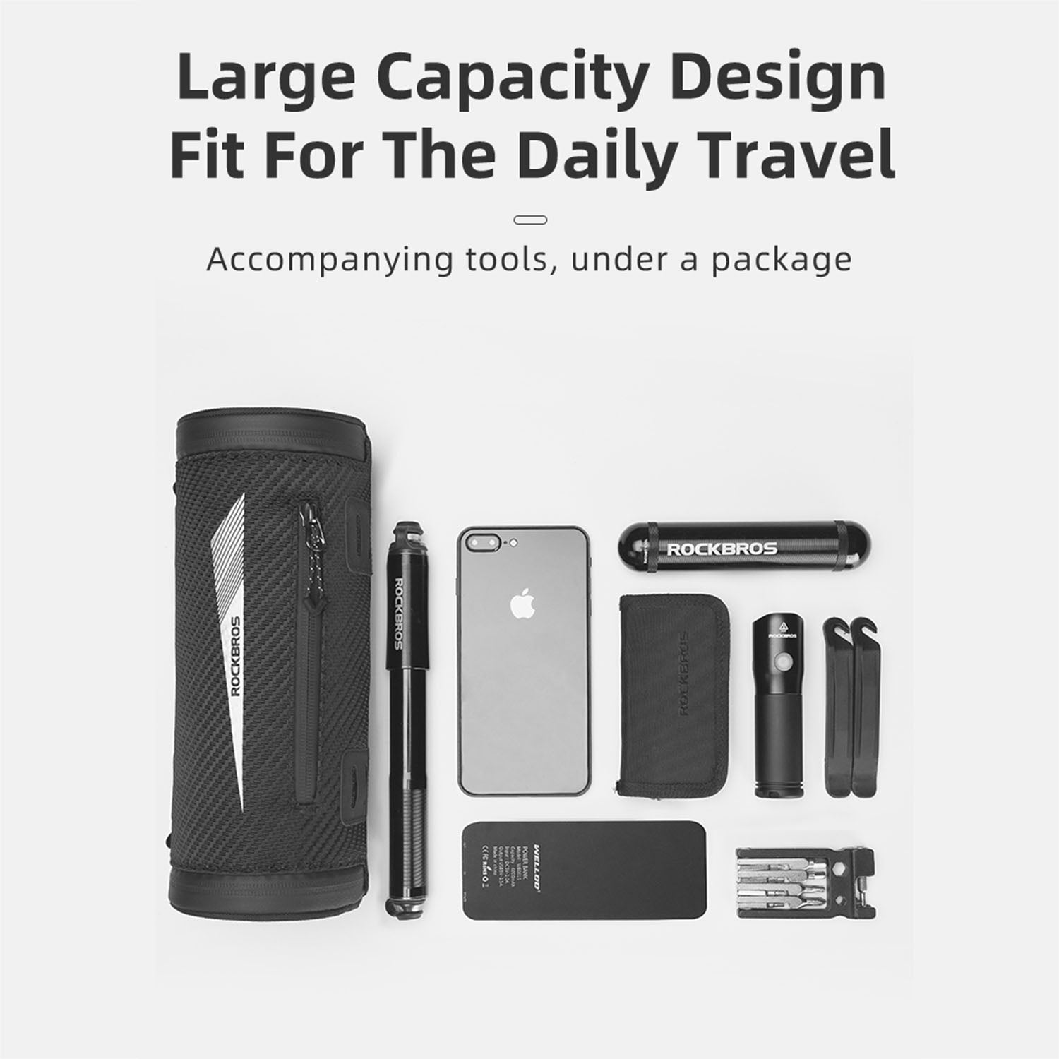 ROCKBROS Handlebar Bicycle Bags Waterproof and Tear Resistance