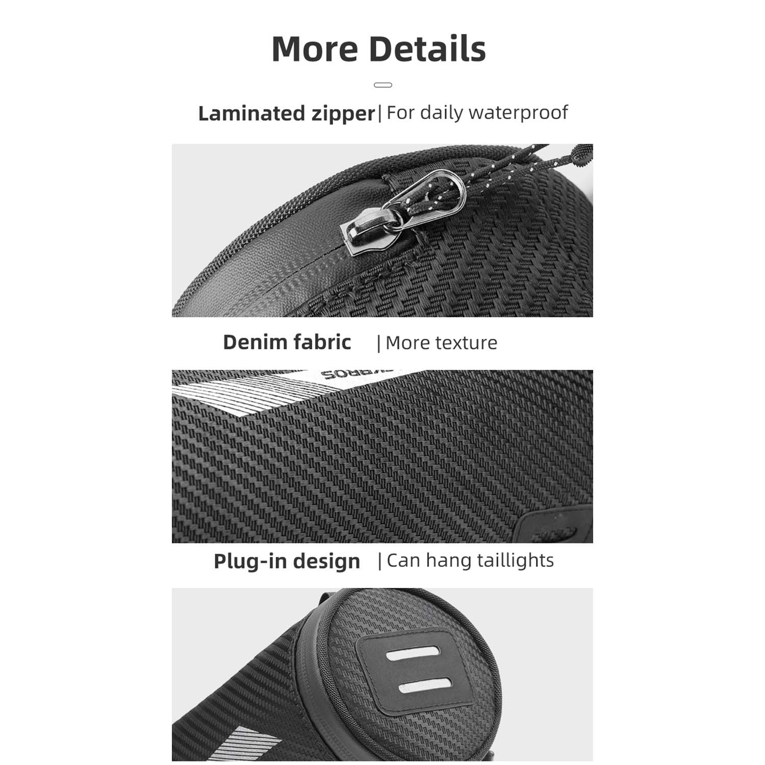 ROCKBROS Handlebar Bicycle Bags Waterproof and Tear Resistance