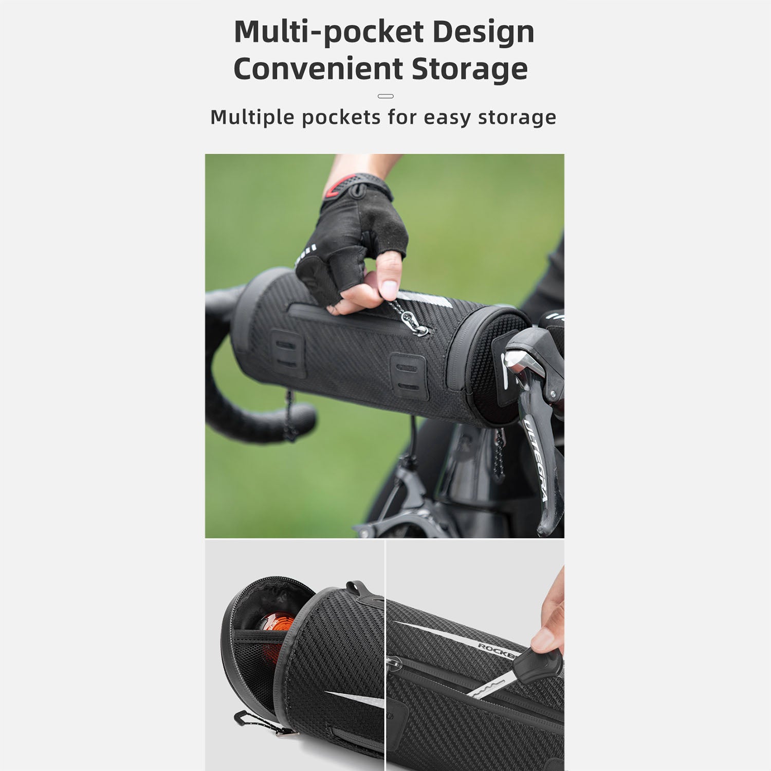 ROCKBROS Handlebar Bicycle Bags Waterproof and Tear Resistance