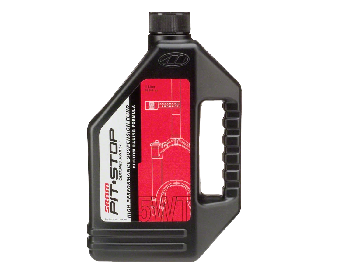 RockShox Suspension Oil, 5 Weight (5wt), 1 Liter Bottle, Fork Damper
