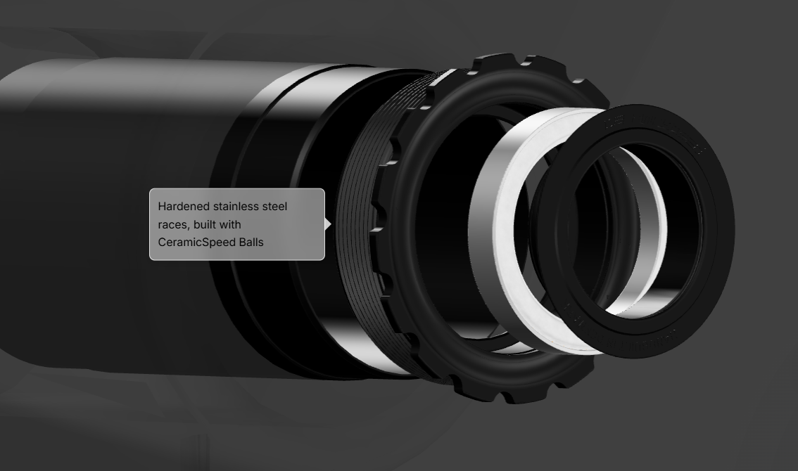 CeramicSpeed BB ALPHA for T47/86 Shimano Road