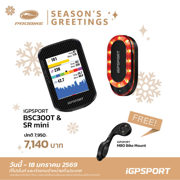 IGPSPORT BSC300T & SR mini Free Bike Mount