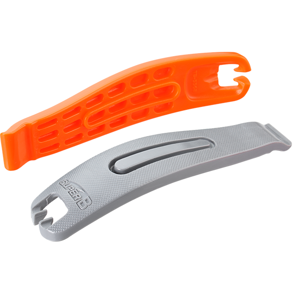 SUPER B TB-5569 TIRE LEVER #GREY/ORANGE #105 SET X 2PCS