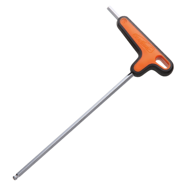 SUPER B TB-7635 TL HANDLE HEX WRENCH #5MM (BALL END)