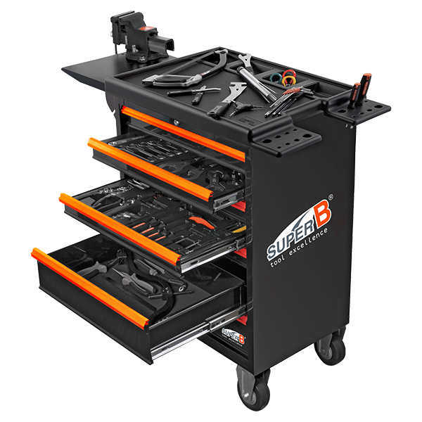 SUPER B TBA9000 WORK STATION WITH PLASTIC WORK TRAY