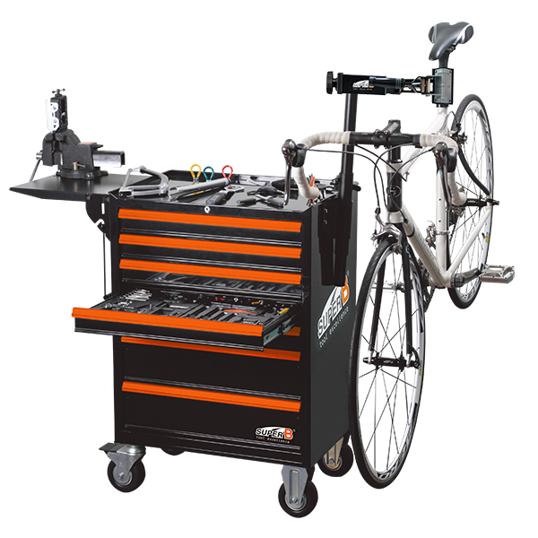 SUPER B TBA9000 WORK STATION WITH PLASTIC WORK TRAY