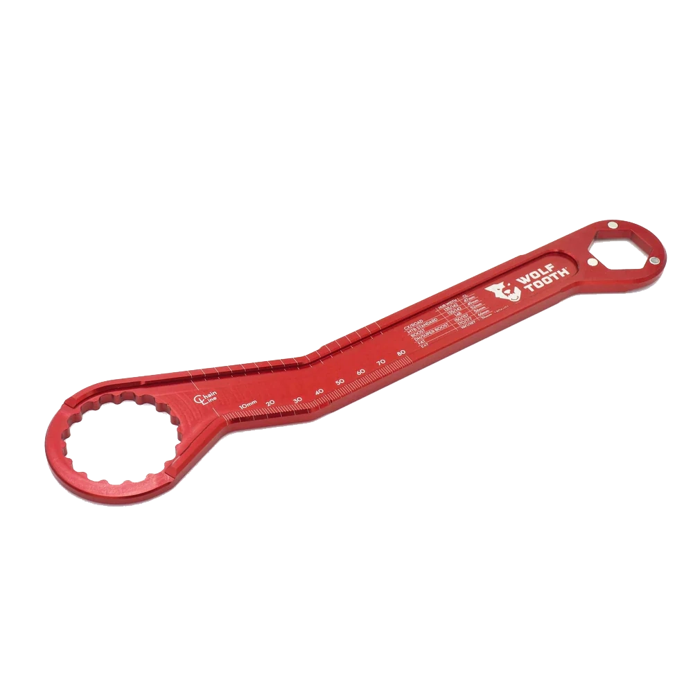 WOLF TOOTH Pack Wrench Ultralight 1 Inch Hex and Bottom Bracket Wrench