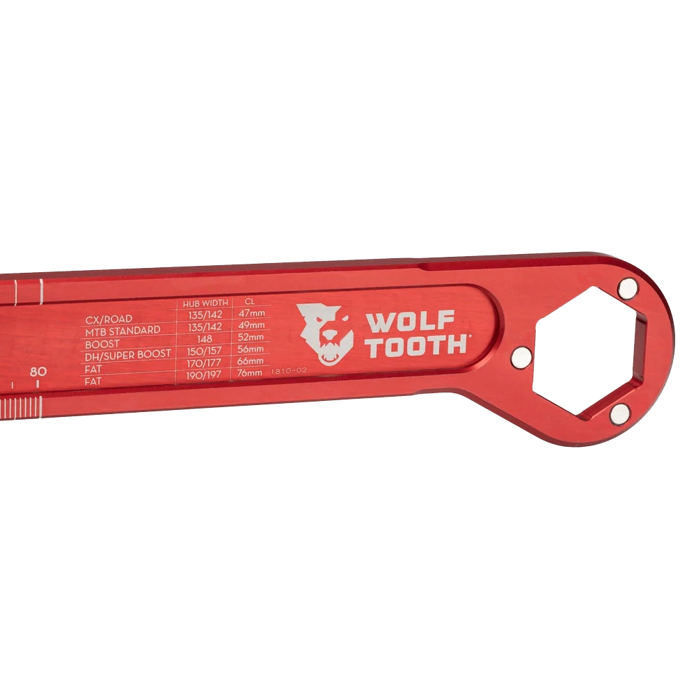 WOLF TOOTH Pack Wrench Ultralight 1 Inch Hex and Bottom Bracket Wrench