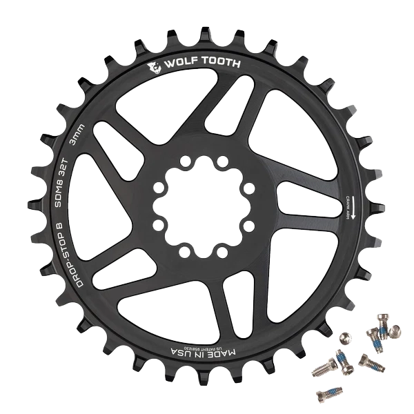 WOLF TOOTH Direct Mount Chainrings for SRAM 8-Bolt Mountain Cranks