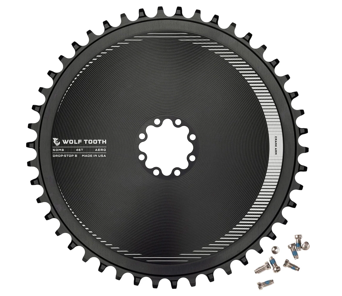 WOLF TOOTH Aero Direct Mount Chainring for SRAM 8-Bolt