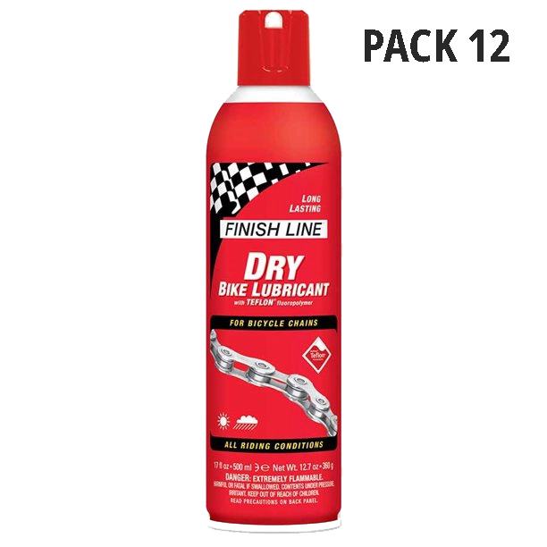 FINISH LINE DRY LUBE (AEROSOL) PACK 12