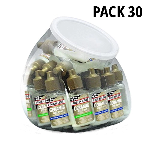 FINISH LINE CERAMIC WET LUBE X CERAMIC WAX LUBE (0.65 OZ. 15+15) PACK 30