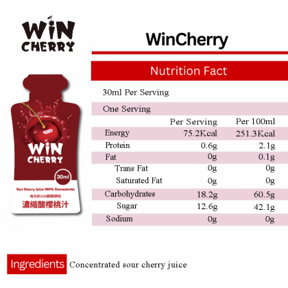 Winsport Wincherry Concentrate Cherry Juice