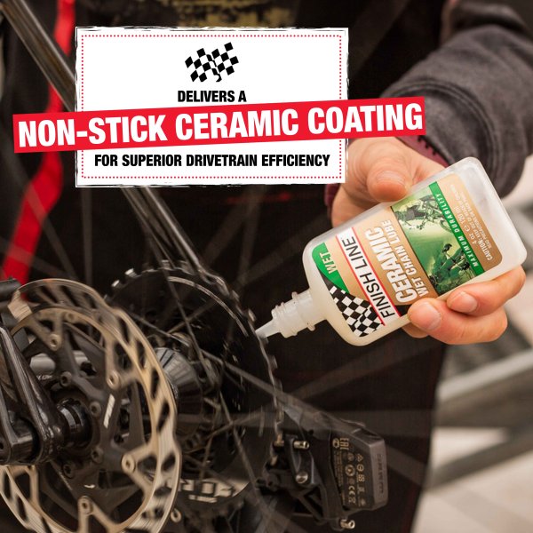 FINISH LINE CERAMIC WET LUBE PACK 12