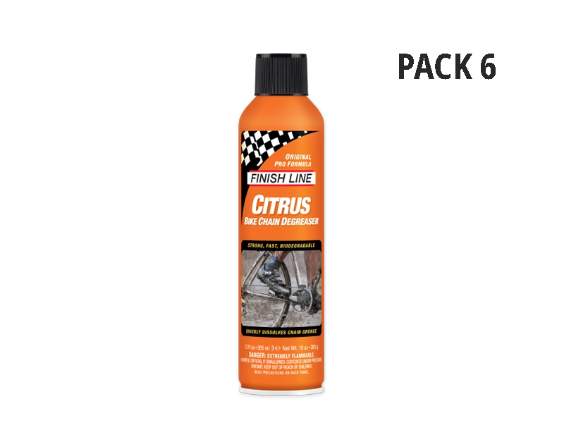 FINISH LINE CIRTUS BIKE DEGREASER PACK 6