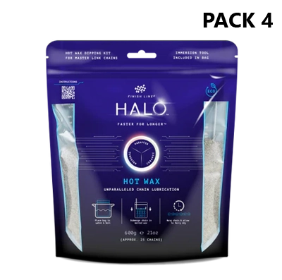 FINISH LINE HALO® HOT WAX Lubricant Pack 4
