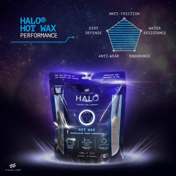 FINISH LINE HALO® HOT WAX Lubricant Pack 4