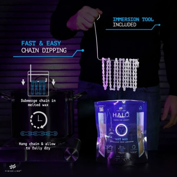 FINISH LINE HALO® HOT WAX Lubricant Pack 4