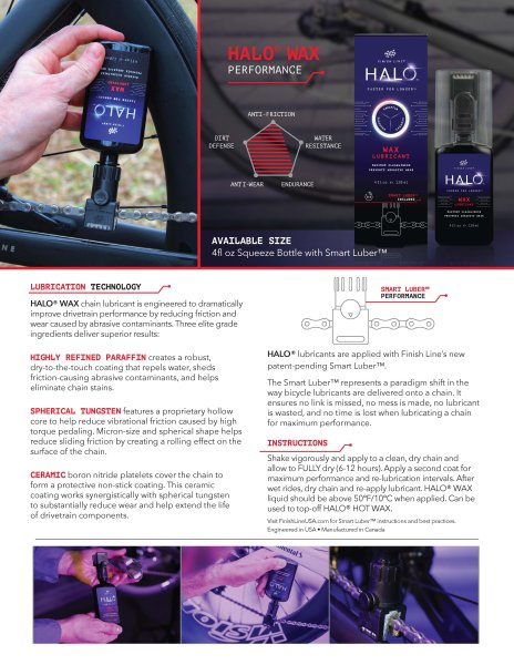 FINISH LINE HALO® WAX Lubricant