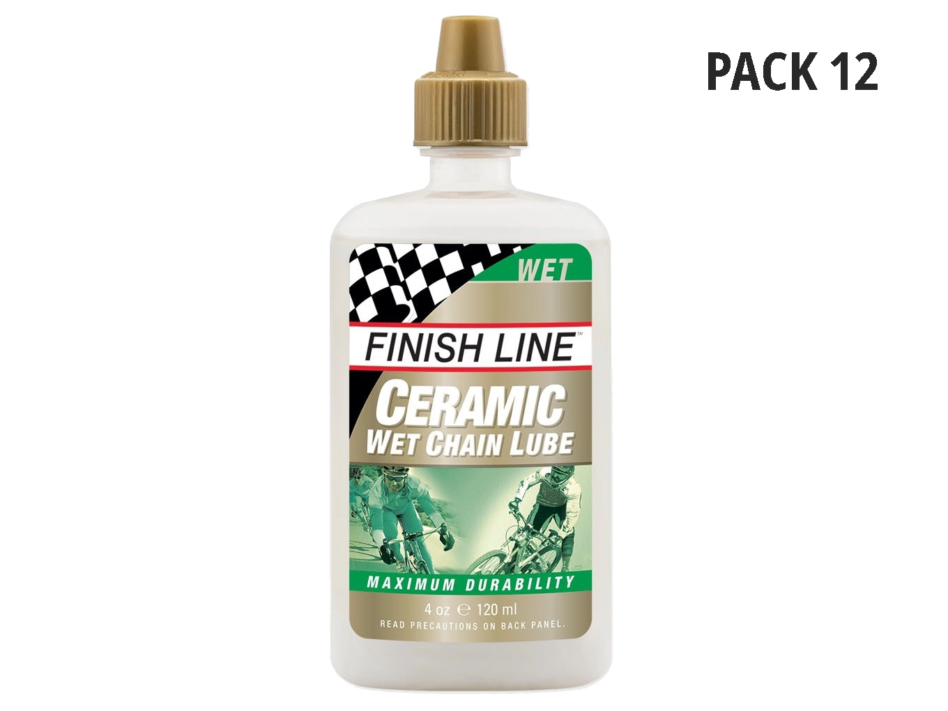 FINISH LINE CERAMIC WET LUBE PACK 12
