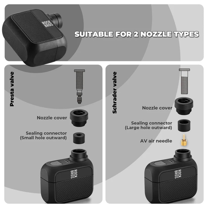 ROCKBROS Mini Electric Air Pump AS110
