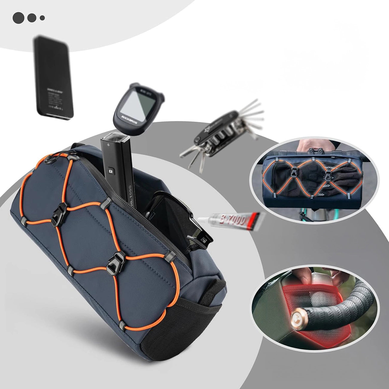 ROCKBROS BAG HEXAGONAL HEAD BAG