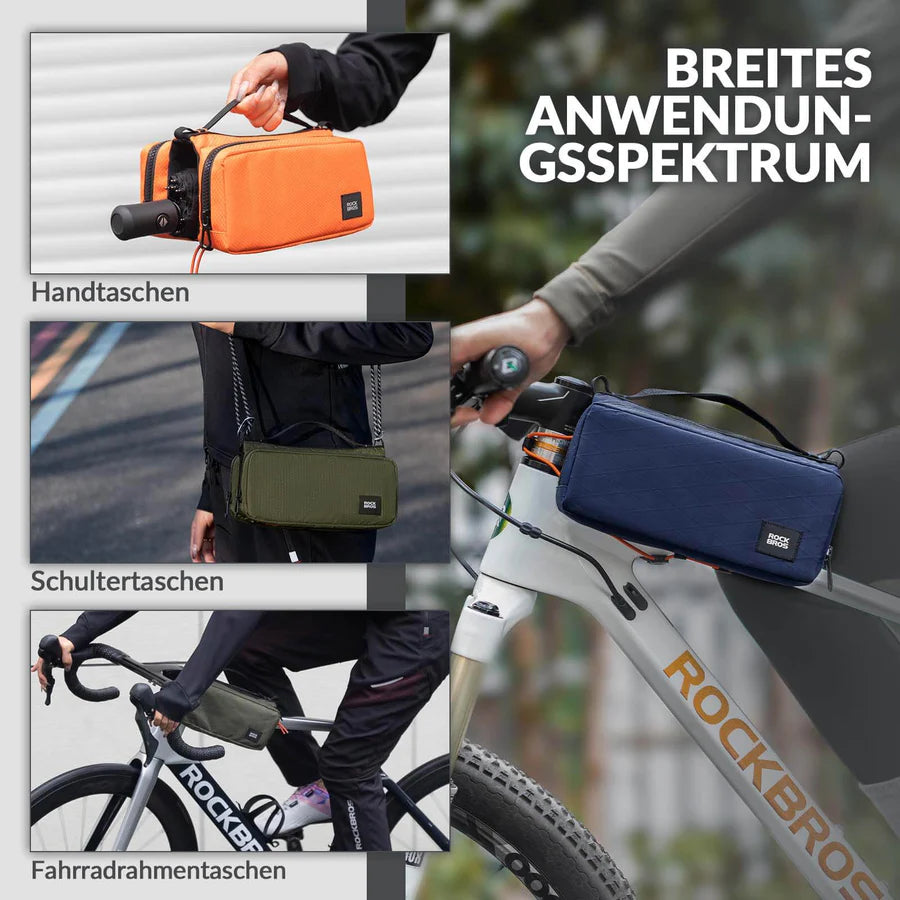 ROCKBROS bicycle bag frame bag with shoulder strap top tube bag