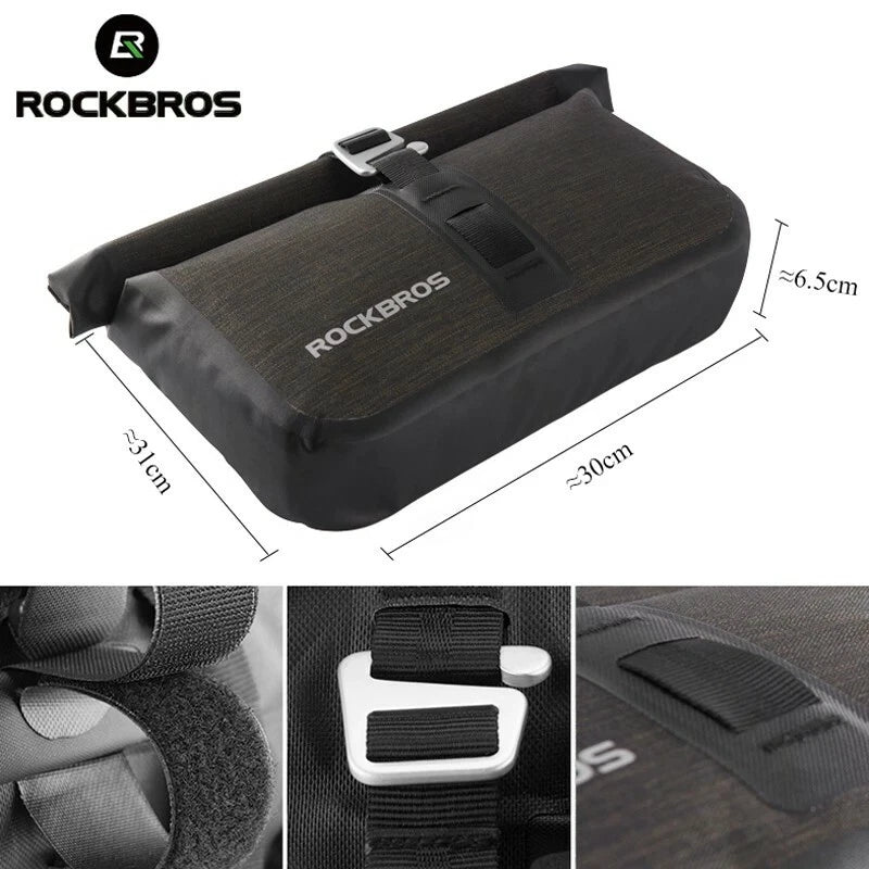 ROCKBROS Bicycle Front Handlebar Bag 5L Pannier Bag