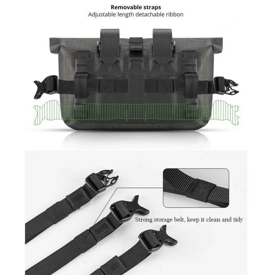 ROCKBROS Bicycle Front Handlebar Bag 5L Pannier Bag