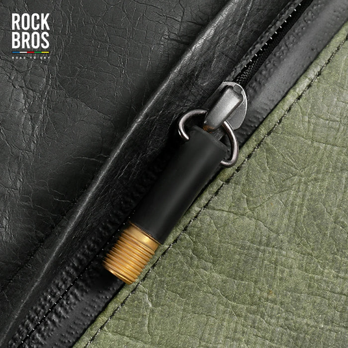 ROCKBROS ROAD TO SKY Sustainable Eco-Friendly Recycled Tire Bike Handlebar Bag 2.5L